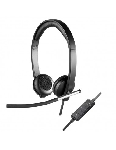Logitech H650E Слушалки Жичен Лента...